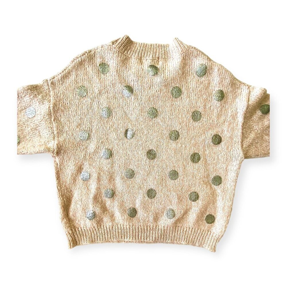 Essentiel Antwerp Hoovercraft Sweater, Size S, pale pink/beige with polka dots - Picture 6 of 14